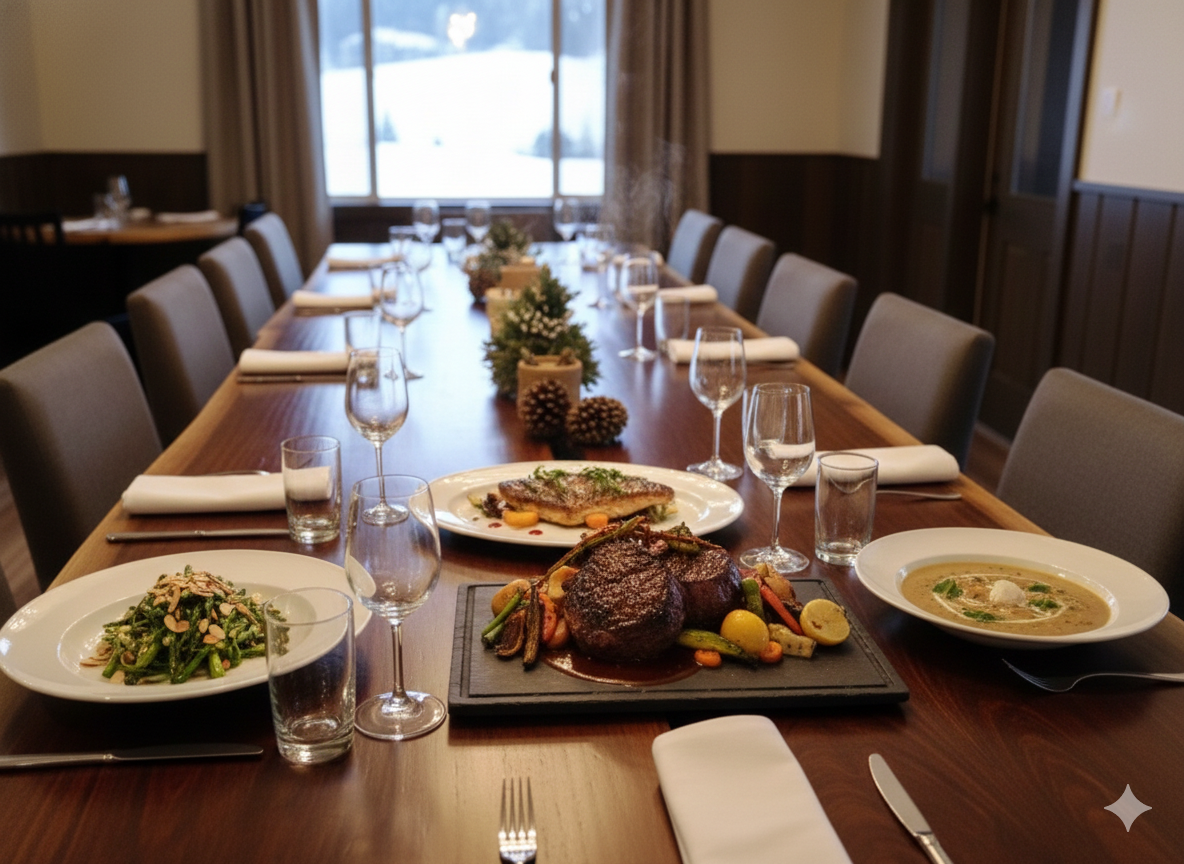 Private dining interior